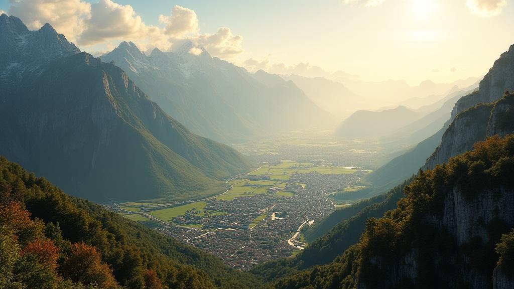 Österreich Landschaft – Alpen und Wien